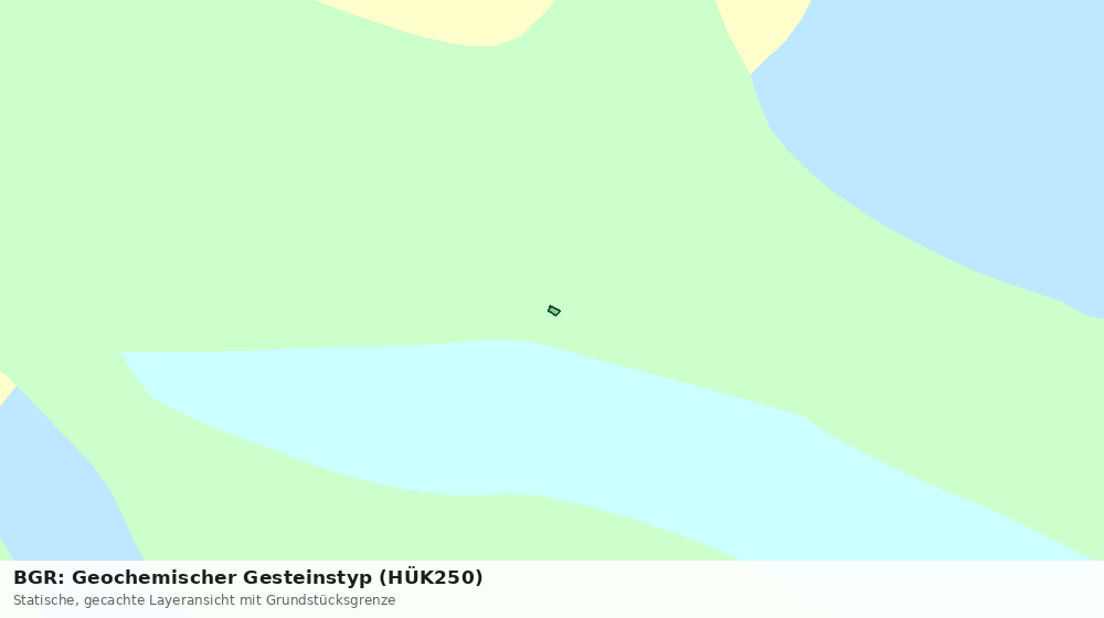 Statische Kartenansicht: BGR: Geochemischer Gesteinstyp (HÜK250)