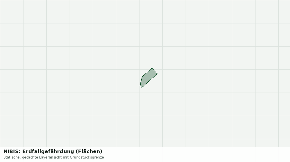 Statische Kartenansicht: NIBIS: Erdfallgefährdung (Flächen)