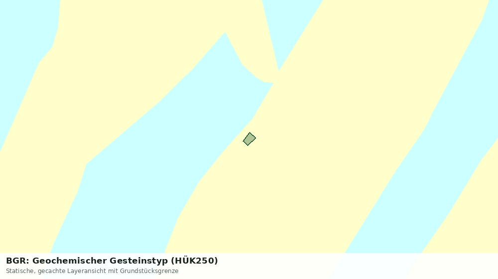 Statische Kartenansicht: BGR: Geochemischer Gesteinstyp (HÜK250)
