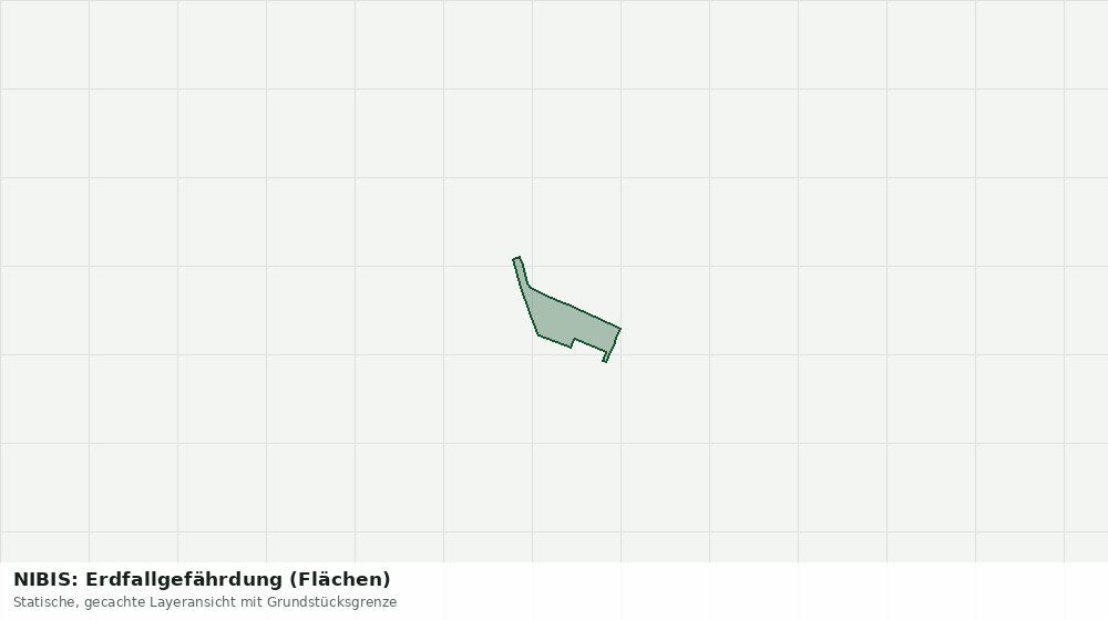 Statische Kartenansicht: NIBIS: Erdfallgefährdung (Flächen)