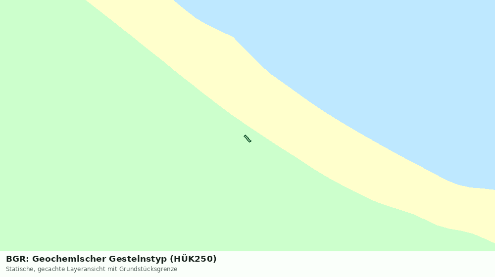 Statische Kartenansicht: BGR: Geochemischer Gesteinstyp (HÜK250)