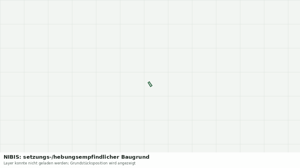 Statische Kartenansicht: NIBIS: setzungs-/hebungsempfindlicher Baugrund