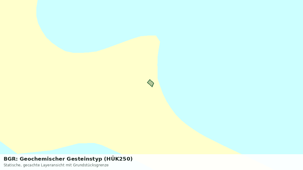 Statische Kartenansicht: BGR: Geochemischer Gesteinstyp (HÜK250)