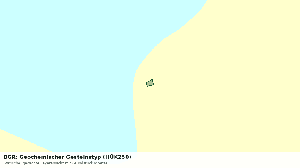 Statische Kartenansicht: BGR: Geochemischer Gesteinstyp (HÜK250)