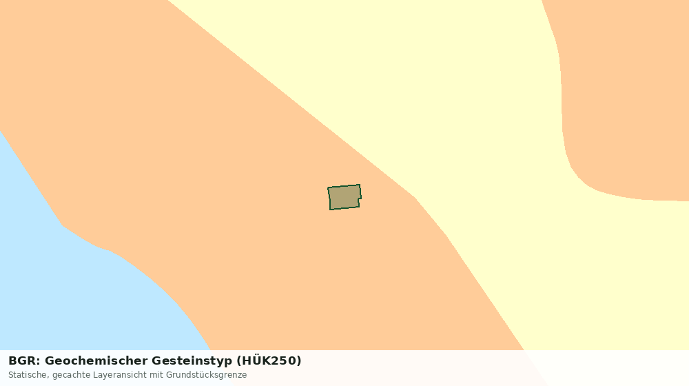 Statische Kartenansicht: BGR: Geochemischer Gesteinstyp (HÜK250)