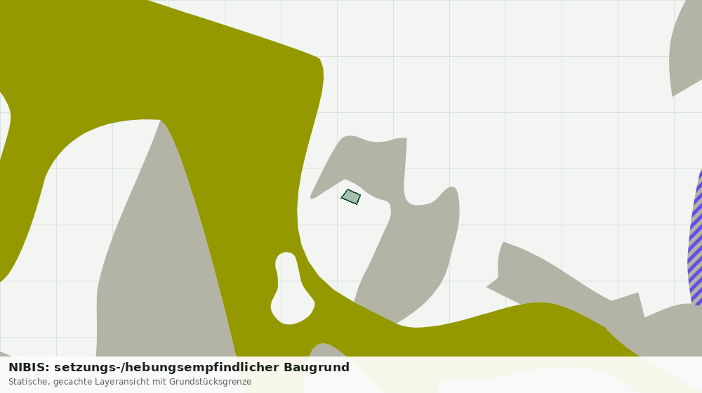Statische Kartenansicht: NIBIS: setzungs-/hebungsempfindlicher Baugrund