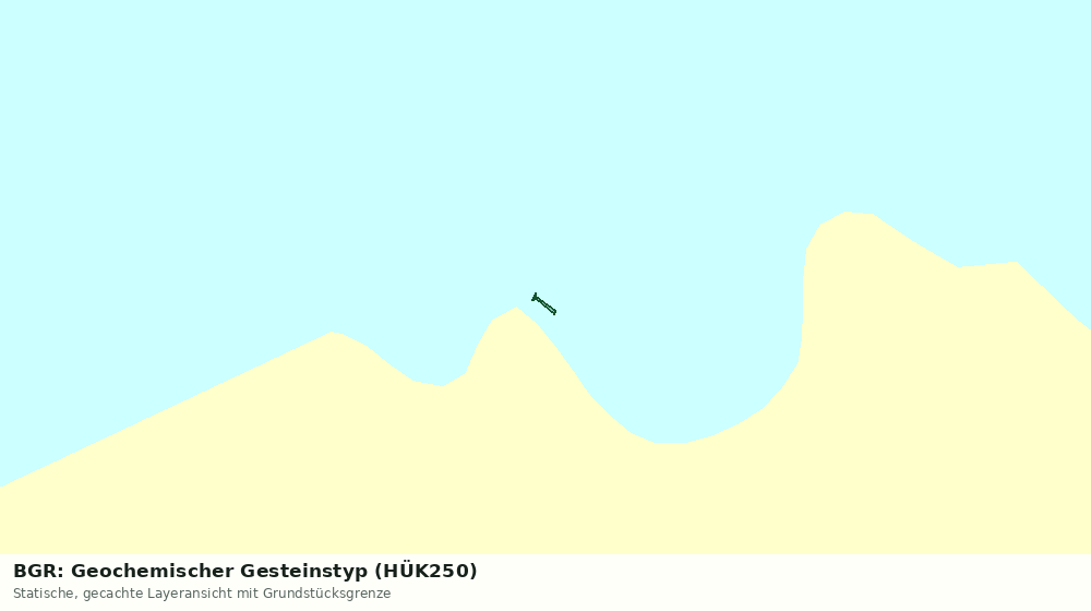 Statische Kartenansicht: BGR: Geochemischer Gesteinstyp (HÜK250)