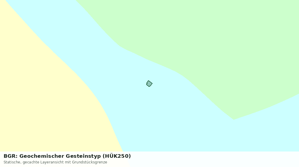 Statische Kartenansicht: BGR: Geochemischer Gesteinstyp (HÜK250)