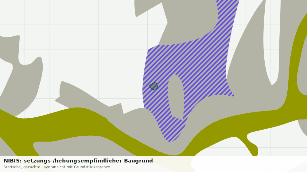 Statische Kartenansicht: NIBIS: setzungs-/hebungsempfindlicher Baugrund
