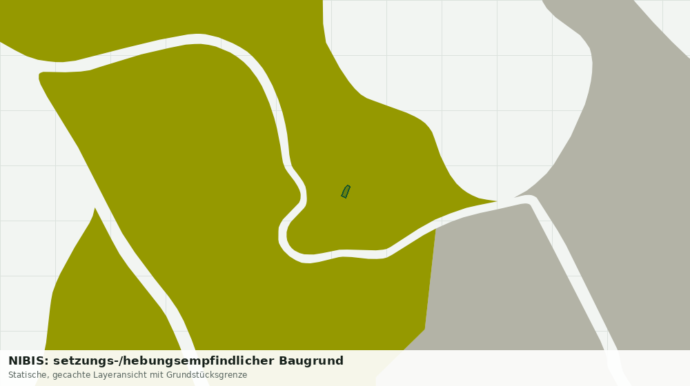 Statische Kartenansicht: NIBIS: setzungs-/hebungsempfindlicher Baugrund