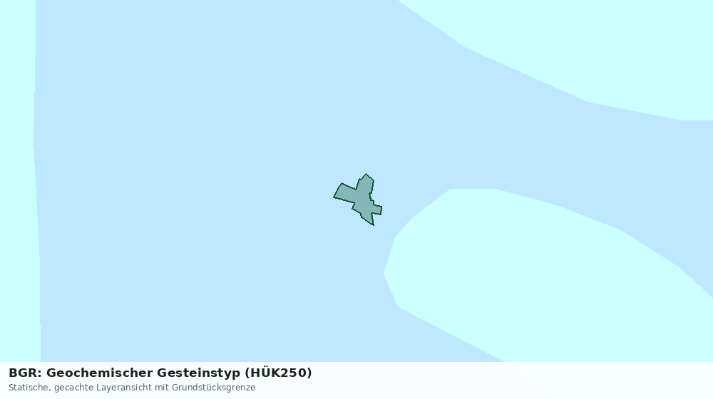 Statische Kartenansicht: BGR: Geochemischer Gesteinstyp (HÜK250)