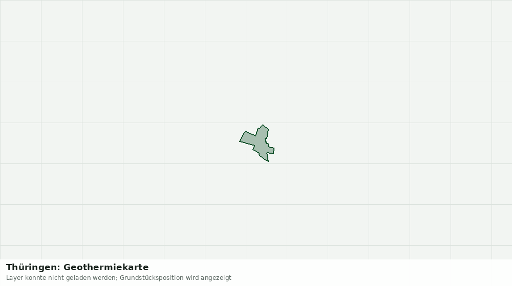 Statische Kartenansicht: Thüringen: Geothermiekarte