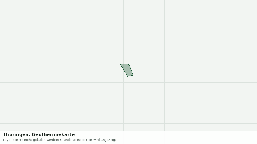 Statische Kartenansicht: Thüringen: Geothermiekarte
