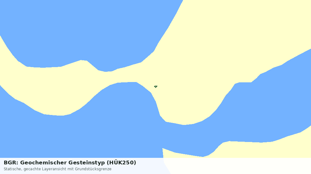Statische Kartenansicht: BGR: Geochemischer Gesteinstyp (HÜK250)