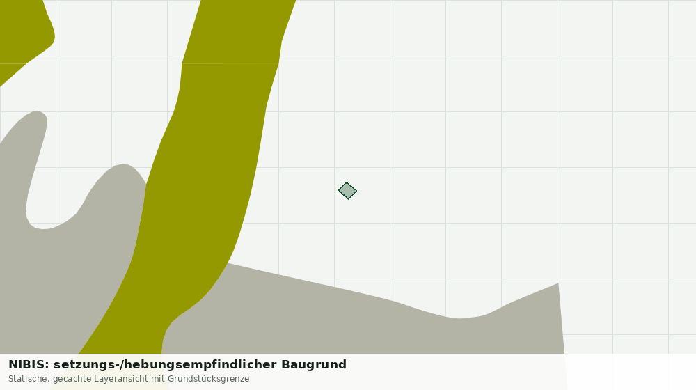 Statische Kartenansicht: NIBIS: setzungs-/hebungsempfindlicher Baugrund