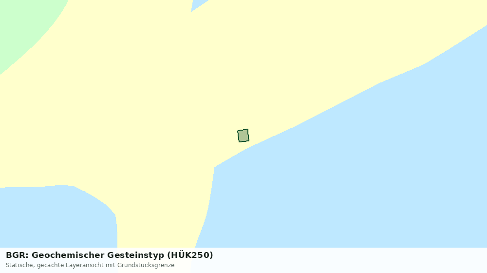 Statische Kartenansicht: BGR: Geochemischer Gesteinstyp (HÜK250)