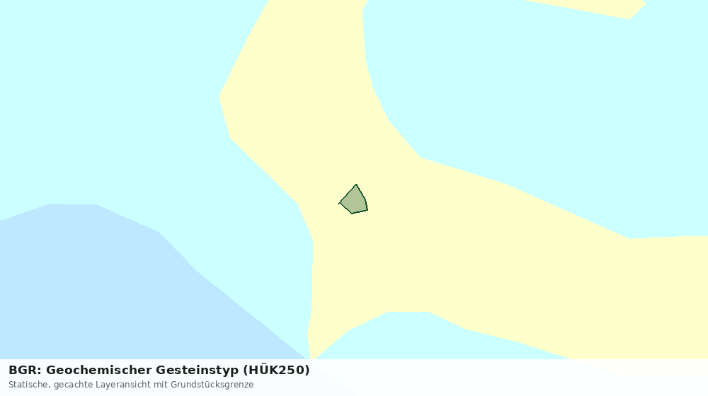 Statische Kartenansicht: BGR: Geochemischer Gesteinstyp (HÜK250)