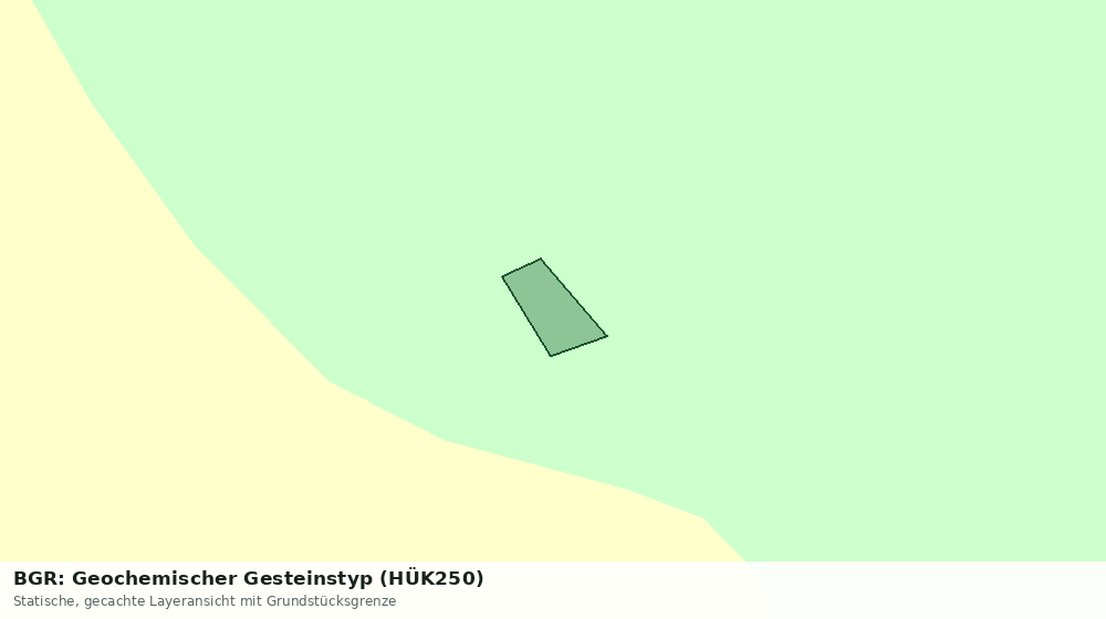 Statische Kartenansicht: BGR: Geochemischer Gesteinstyp (HÜK250)