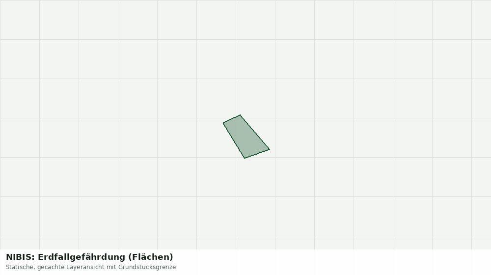 Statische Kartenansicht: NIBIS: Erdfallgefährdung (Flächen)