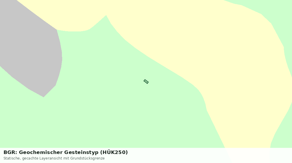 Statische Kartenansicht: BGR: Geochemischer Gesteinstyp (HÜK250)