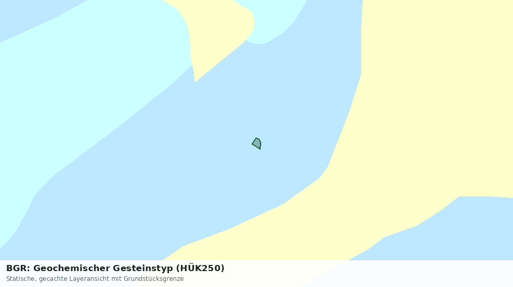 Statische Kartenansicht: BGR: Geochemischer Gesteinstyp (HÜK250)