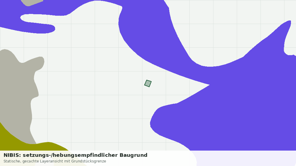 Statische Kartenansicht: NIBIS: setzungs-/hebungsempfindlicher Baugrund