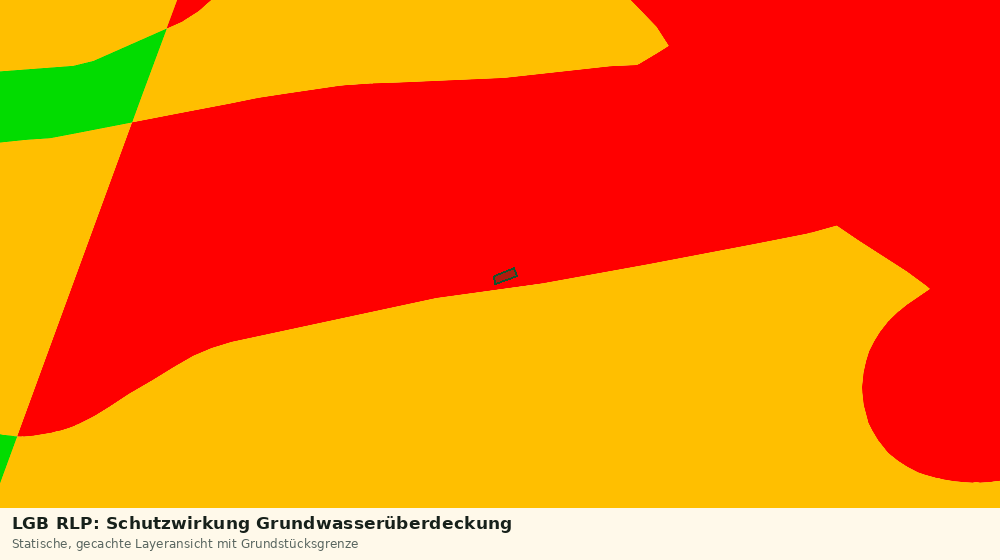 Statische Kartenansicht: LGB RLP: Schutzwirkung Grundwasserüberdeckung