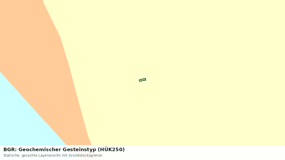 Statische Kartenansicht: BGR: Geochemischer Gesteinstyp (HÜK250)