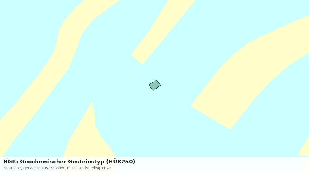 Statische Kartenansicht: BGR: Geochemischer Gesteinstyp (HÜK250)