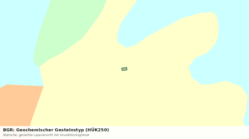 Statische Kartenansicht: BGR: Geochemischer Gesteinstyp (HÜK250)