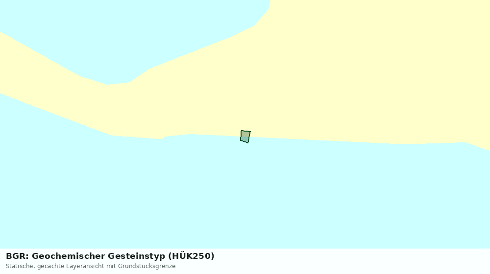 Statische Kartenansicht: BGR: Geochemischer Gesteinstyp (HÜK250)