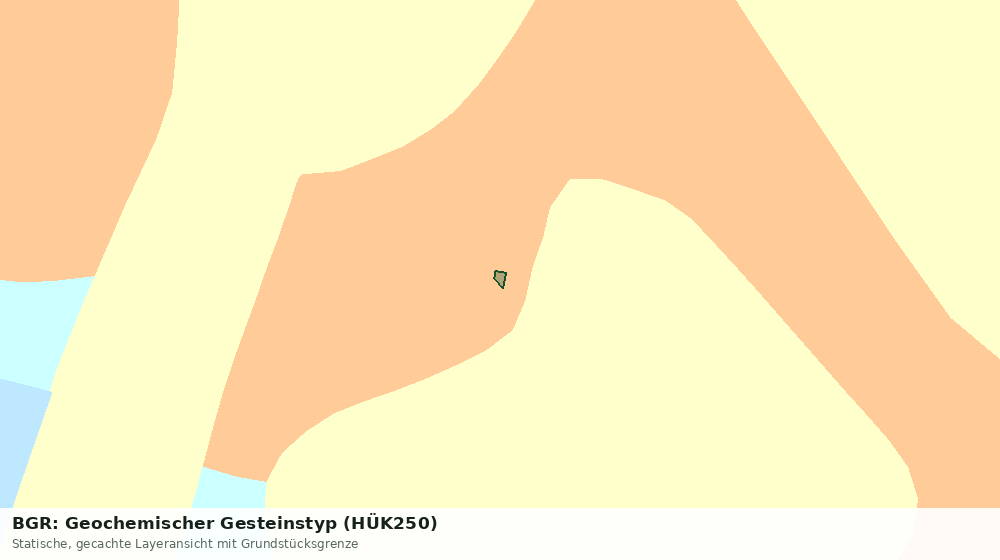 Statische Kartenansicht: BGR: Geochemischer Gesteinstyp (HÜK250)