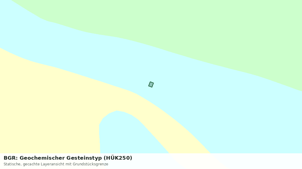 Statische Kartenansicht: BGR: Geochemischer Gesteinstyp (HÜK250)
