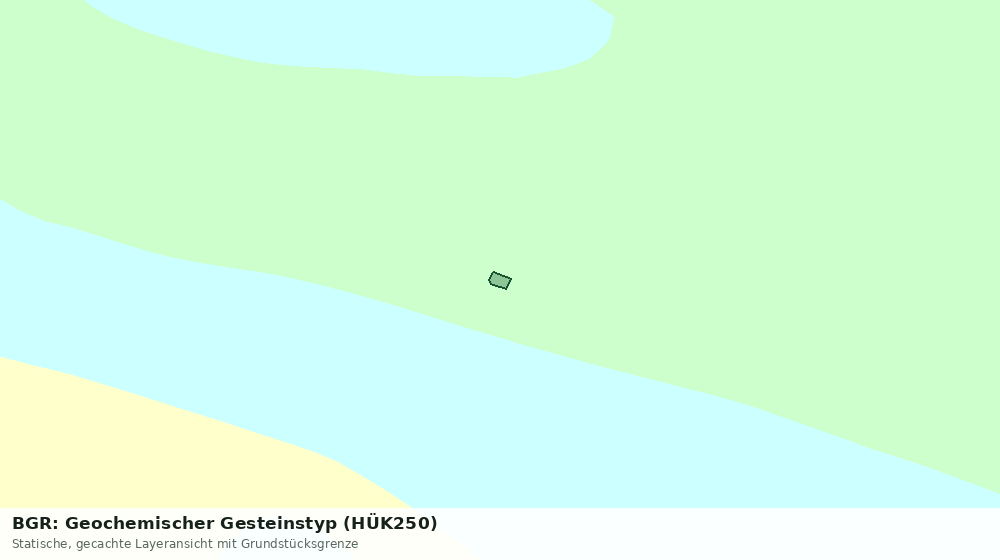 Statische Kartenansicht: BGR: Geochemischer Gesteinstyp (HÜK250)