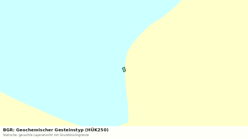 Statische Kartenansicht: BGR: Geochemischer Gesteinstyp (HÜK250)