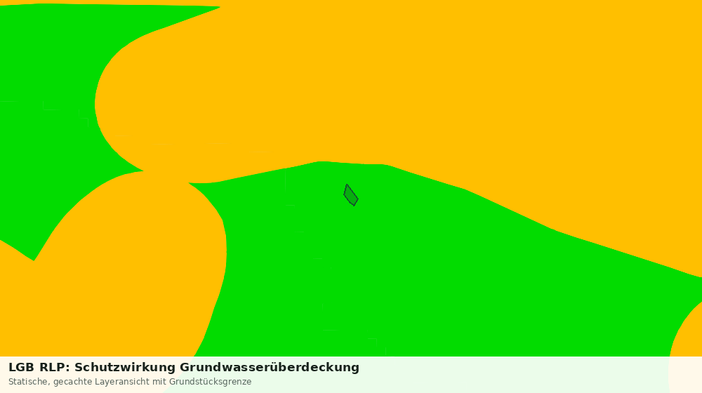Statische Kartenansicht: LGB RLP: Schutzwirkung Grundwasserüberdeckung