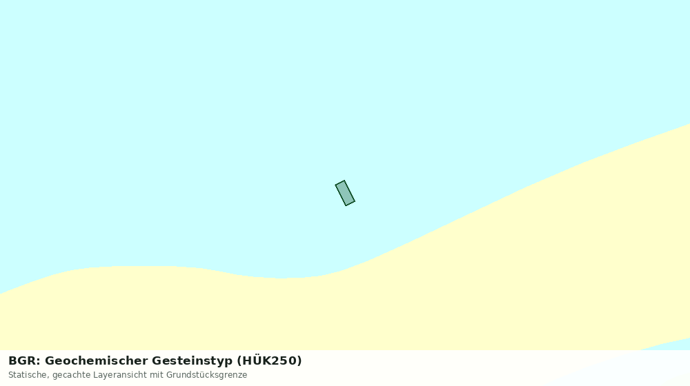 Statische Kartenansicht: BGR: Geochemischer Gesteinstyp (HÜK250)