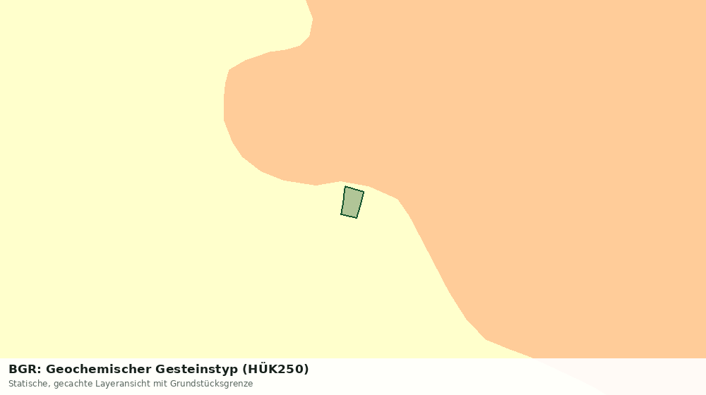 Statische Kartenansicht: BGR: Geochemischer Gesteinstyp (HÜK250)