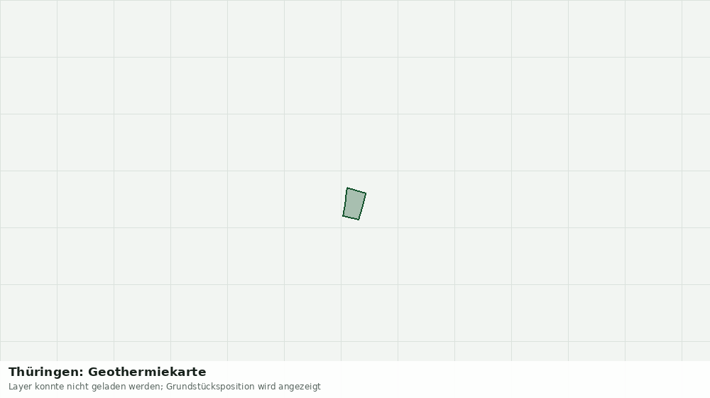 Statische Kartenansicht: Thüringen: Geothermiekarte