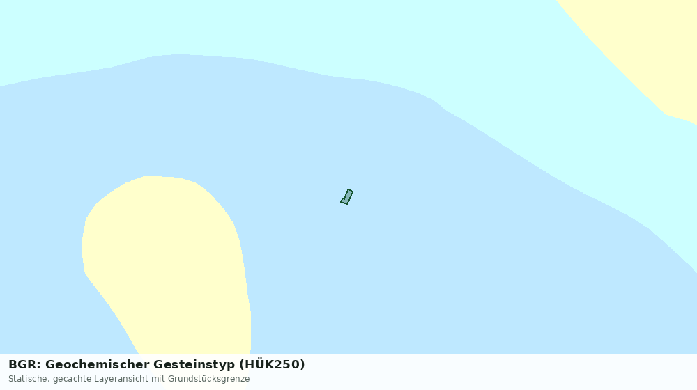 Statische Kartenansicht: BGR: Geochemischer Gesteinstyp (HÜK250)