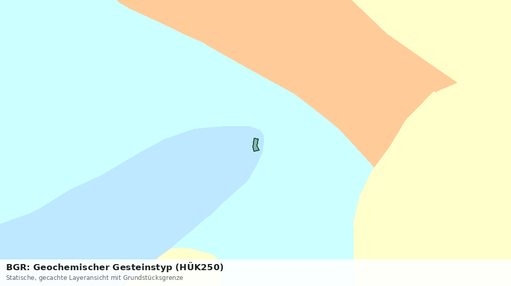 Statische Kartenansicht: BGR: Geochemischer Gesteinstyp (HÜK250)