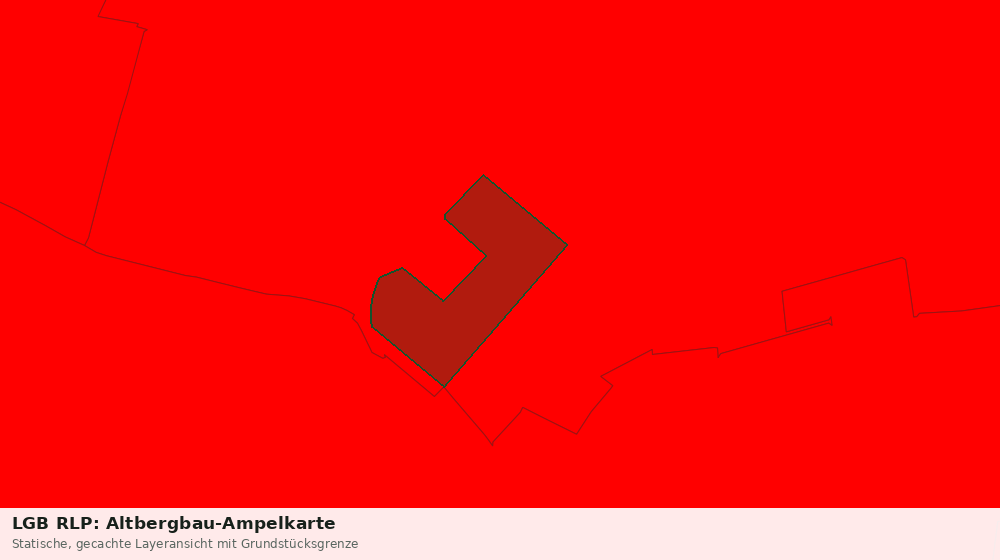 Statische Kartenansicht: LGB RLP: Altbergbau-Ampelkarte