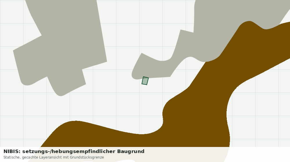 Statische Kartenansicht: NIBIS: setzungs-/hebungsempfindlicher Baugrund