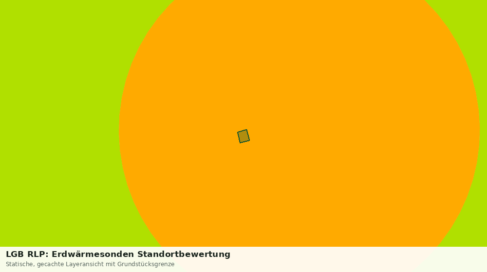 Statische Kartenansicht: LGB RLP: Erdwärmesonden Standortbewertung