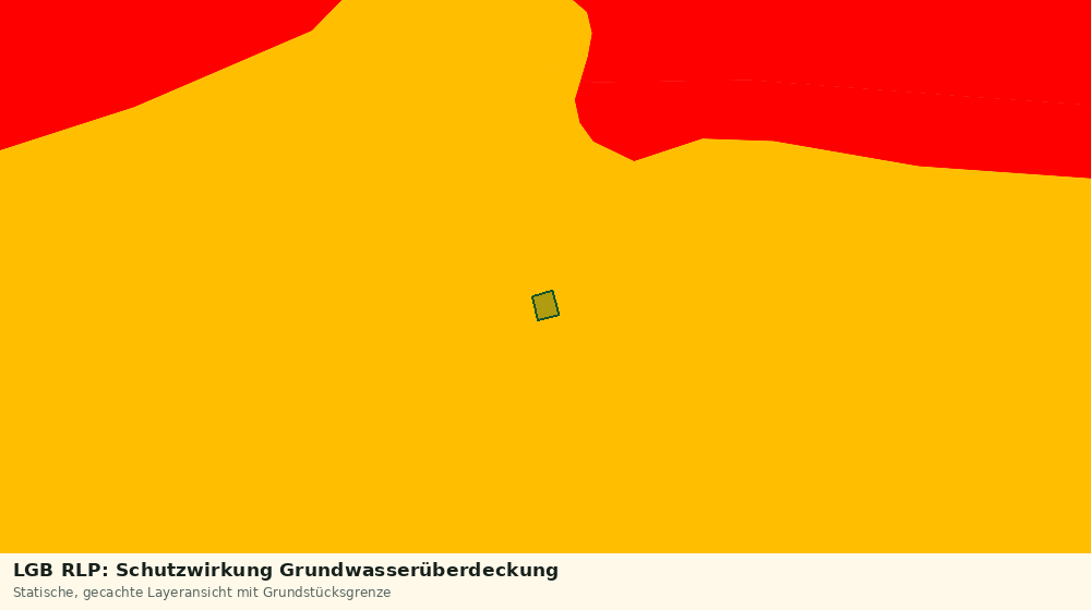 Statische Kartenansicht: LGB RLP: Schutzwirkung Grundwasserüberdeckung