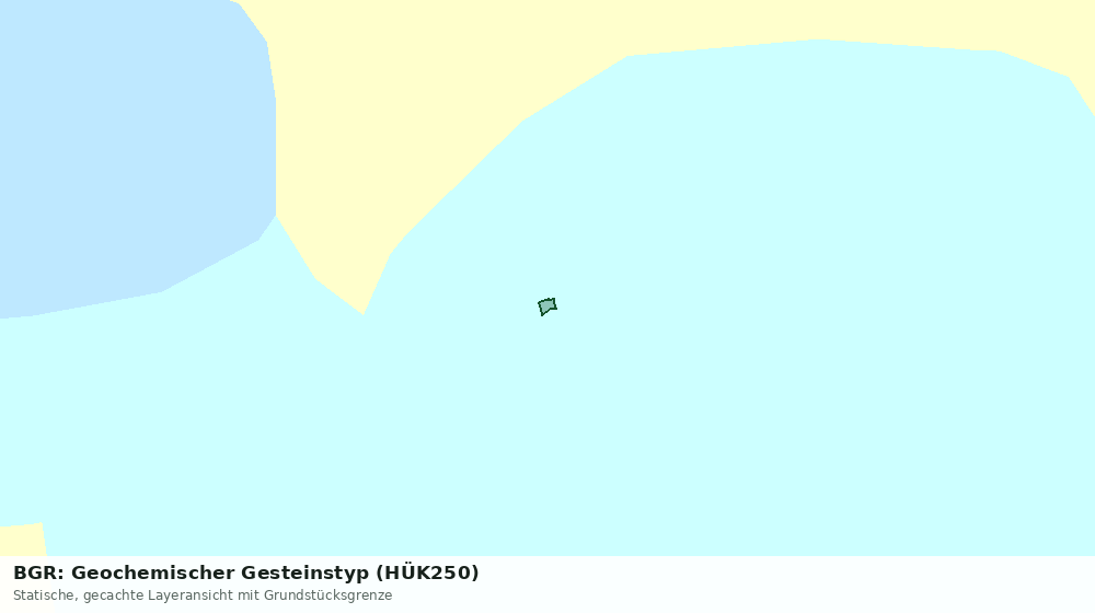 Statische Kartenansicht: BGR: Geochemischer Gesteinstyp (HÜK250)