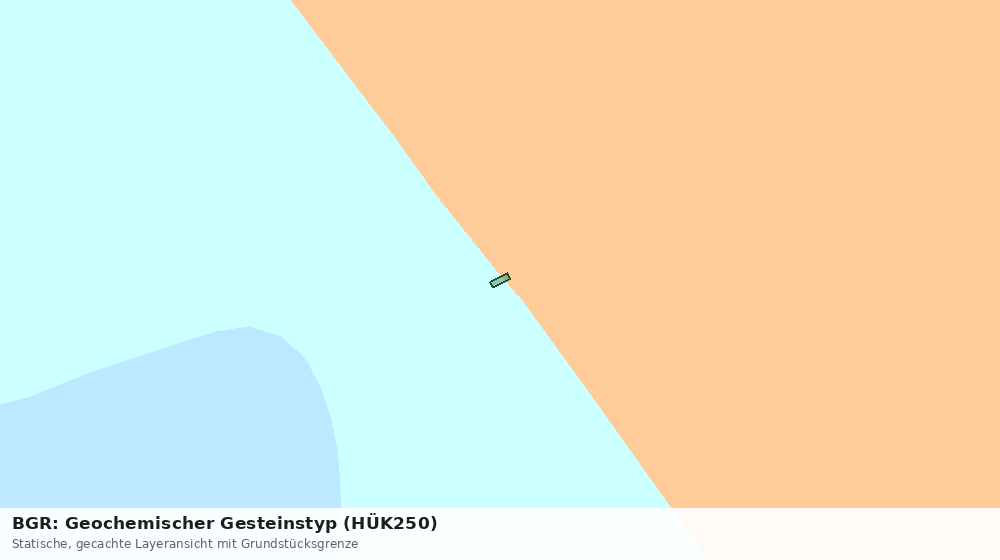 Statische Kartenansicht: BGR: Geochemischer Gesteinstyp (HÜK250)