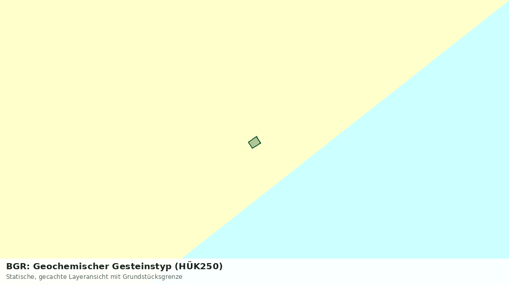 Statische Kartenansicht: BGR: Geochemischer Gesteinstyp (HÜK250)