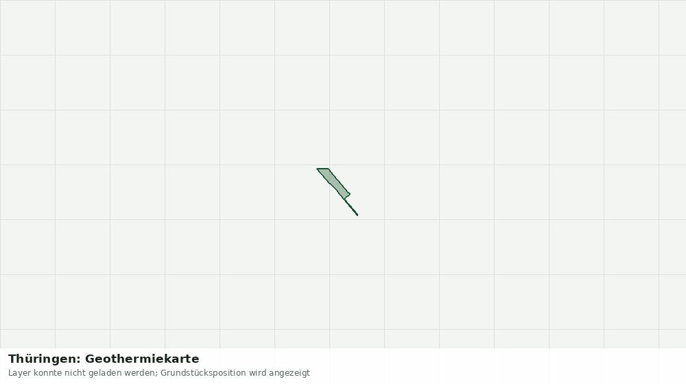 Statische Kartenansicht: Thüringen: Geothermiekarte