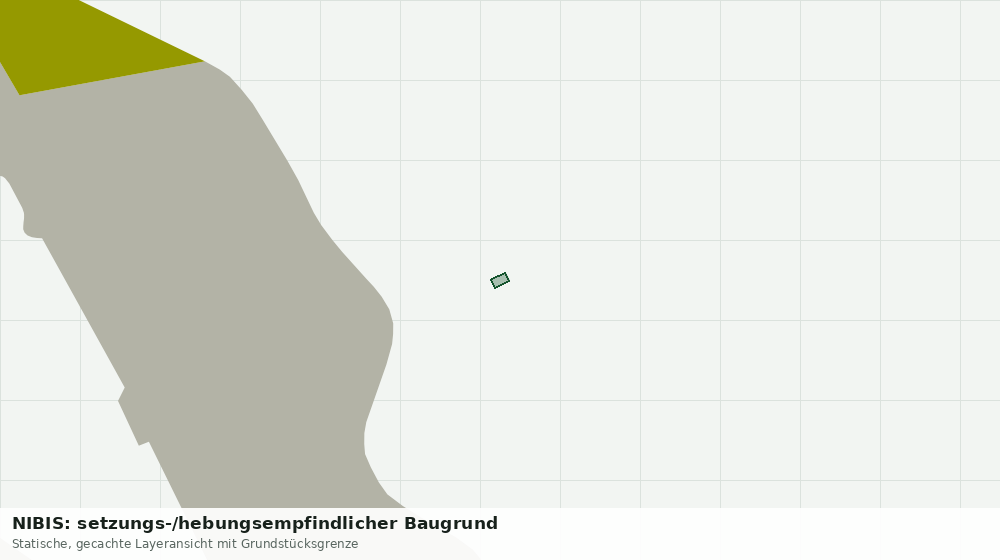 Statische Kartenansicht: NIBIS: setzungs-/hebungsempfindlicher Baugrund